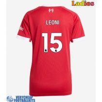 Liverpool Giovanni Leoni #15 Replica Home Shirt Ladies 2025-26 Short Sleeve